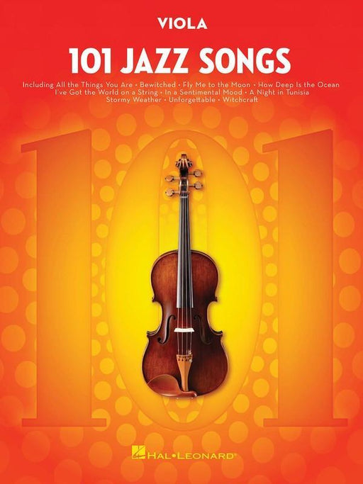 101 Jazz Songs for Viola-Strings-Hal Leonard-Engadine Music