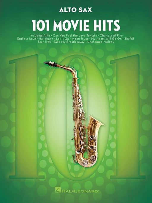 101 Movie Hits for Alto Sax-Woodwind-Hal Leonard-Engadine Music