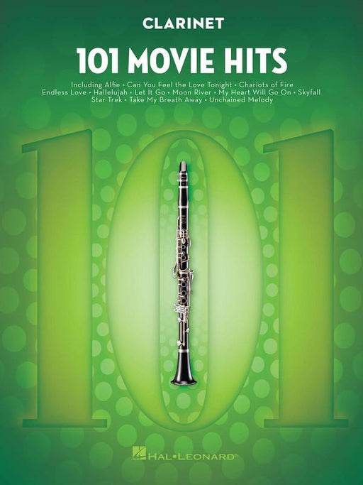 101 Movie Hits for Clarinet-Woodwind-Hal Leonard-Engadine Music