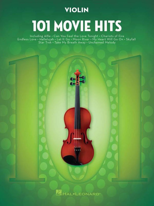101 Movie Hits for Violin-Strings-Hal Leonard-Engadine Music