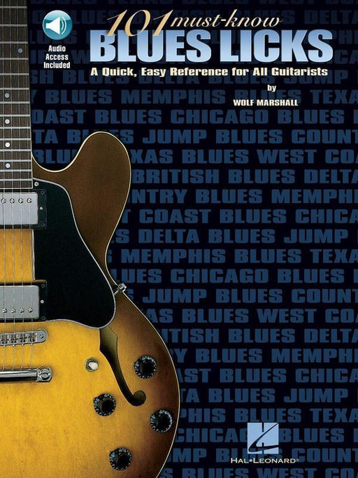 101 Must-Know Blues Licks-Guitar & Folk-Hal Leonard-Engadine Music