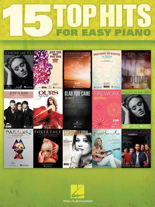 15 Top Hits for Easy Piano-Piano & Keyboard-Hal Leonard-Engadine Music