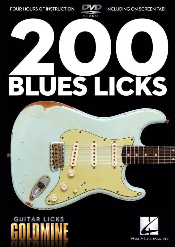 200 Blues Licks, DVD-CD & DVD-Hal Leonard-Engadine Music