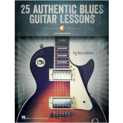 25 Authentic Blues Guitar Lessons-Guitar & Folk-Hal Leonard-Engadine Music