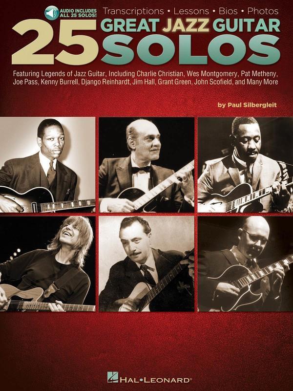 25 Great Jazz Guitar Solos-Guitar & Folk-Hal Leonard-Engadine Music
