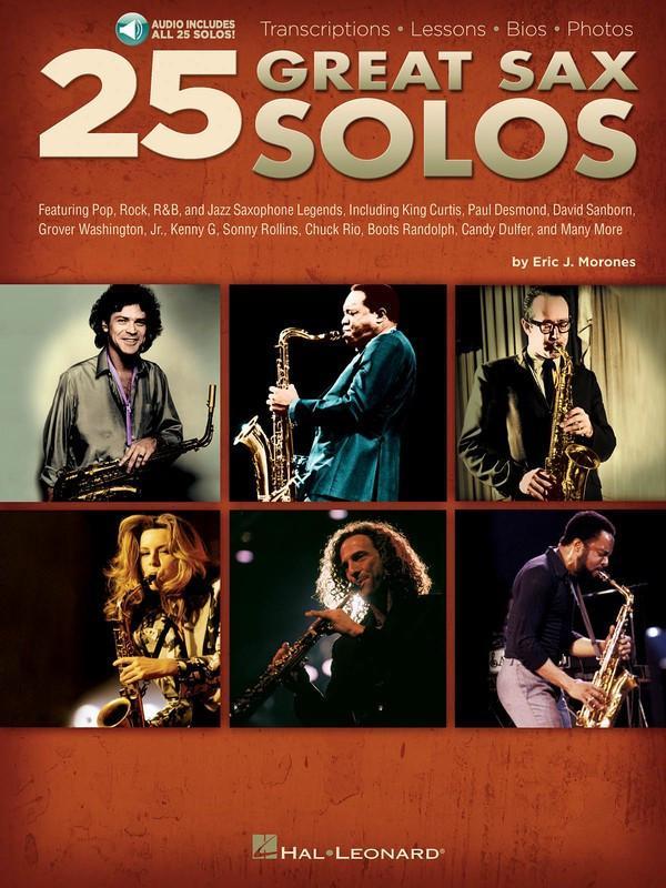 25 Great Sax Solos-Woodwind-Hal Leonard-Engadine Music