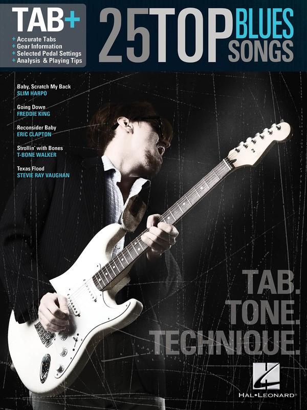25 Top Blues Songs - Tab. Tone. Technique.-Songbooks-Hal Leonard-Engadine Music
