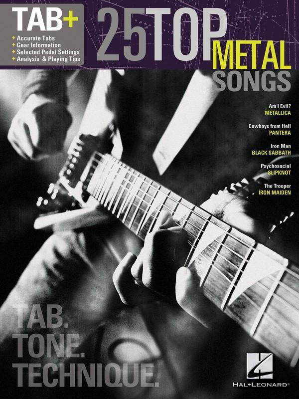 25 Top Metal Songs - Tab. Tone. Technique.-Guitar & Folk-Hal Leonard-Engadine Music