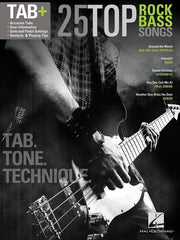25 Top Rock Bass Songs-Guitar & Folk-Hal Leonard-Engadine Music