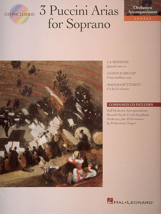 3 Puccini Arias for Soprano-Vocal-Hal Leonard-Engadine Music