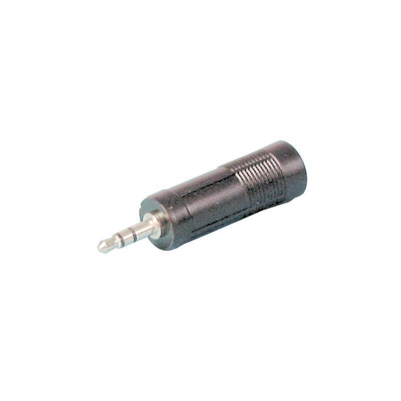 3.5mm Stereo Plug to 6.5mm Stereo Socket Adaptor-Audio Plug-Electus-Engadine Music