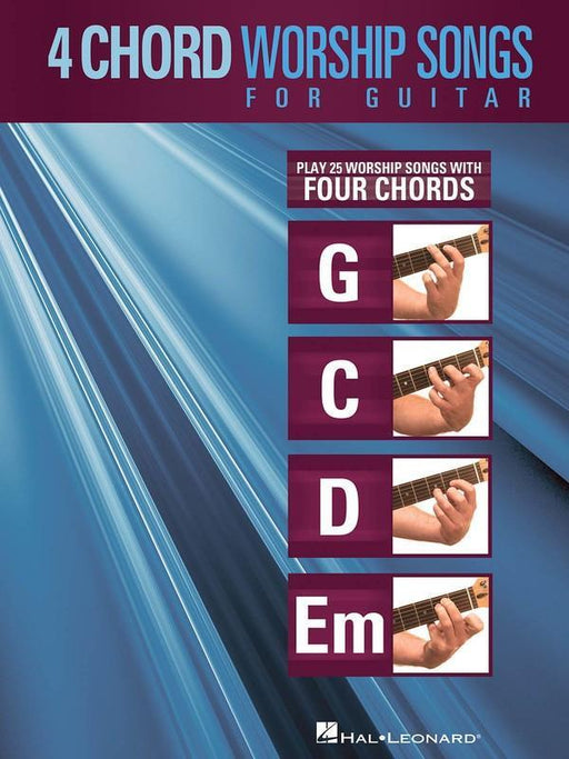 4-Chord Worship Songs for Guitar-Songbooks-Hal Leonard-Engadine Music