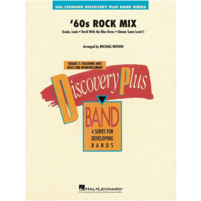 60s Rock Mix Arr. Michael Brown Concert Band Chart Grade 2-Concert Band Chart-Hal Leonard-Engadine Music