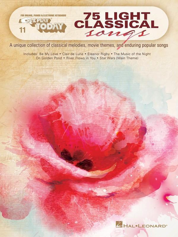 75 Light Classical Songs-Piano & Keyboard-Hal Leonard-Engadine Music