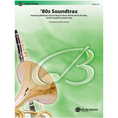 80s Soundtrax Arr. Patrick Roszell Concert Band Chart Grade 2.5-Concert Band Chart-Alfred-Engadine Music