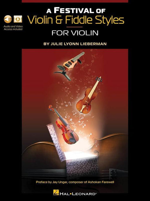 A Festival of Violin & Fiddle Styles for Violin-Strings-Hal Leonard-Engadine Music