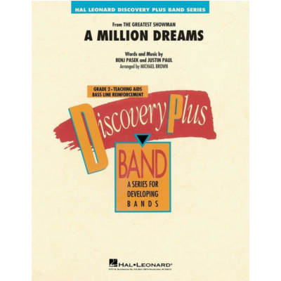 A Million Dreams (from The Greatest Showman) Pasek & Paul Arr. Michael Brown Concert Band Chart Grade 2-Concert Band Chart-Hal Leonard-Engadine Music