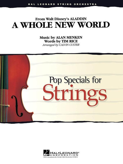 A Whole New World (from Aladdin), Arr. Calvin Custer String Orchestra Grade 3-String Orchestra-Hal Leonard-Engadine Music
