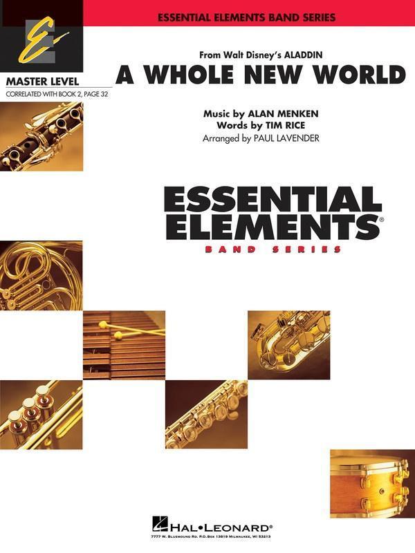 A Whole New World (from Aladdin), Arr. Paul Lavender Concert Band Grade 2-Concert Band-Hal Leonard-Engadine Music