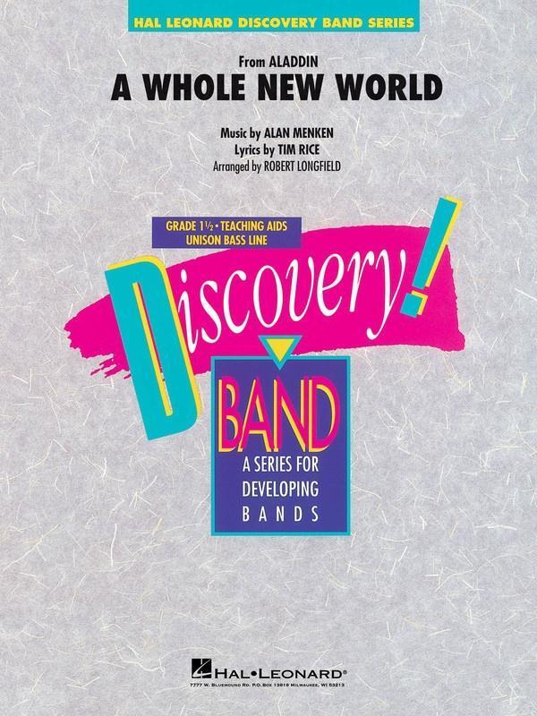 A Whole New World (from Aladdin), Arr. Robert Longfield Concert Band Grade 1.5-Concert Band-Hal Leonard-Engadine Music