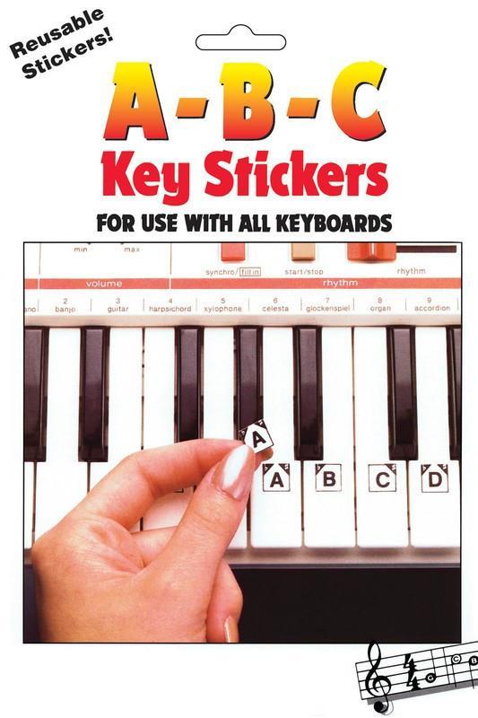 ABC Keyboard Stickers-Piano & Keyboard-Hal Leonard-Engadine Music