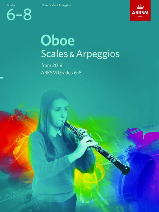 ABRSM Oboe Scales & Arpeggios 2018-2021 Grades 6-8-Woodwind-Alfred-Engadine Music