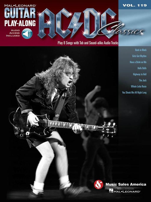 AC/DC Classics, Guitar Play-Along Volume 119-Guitar & Folk-Hal Leonard-Engadine Music