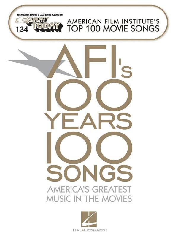 AFI's Top 100 Movie Songs-Piano & Keyboard-Hal Leonard-Engadine Music