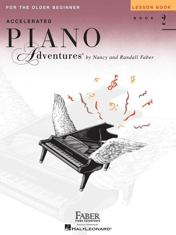 Accelerated Piano Adventures for the Older Beginner, Lesson Book 2-Piano & Keyboard-Hal Leonard-Engadine Music