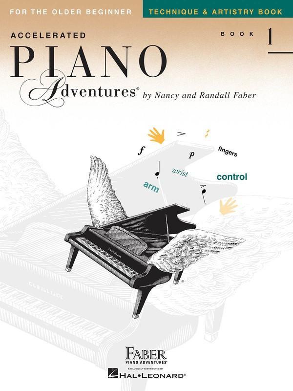 Accelerated Piano Adventures for the Older Beginner, Technique & Artistry Book 1-Piano & Keyboard-Hal Leonard-Engadine Music