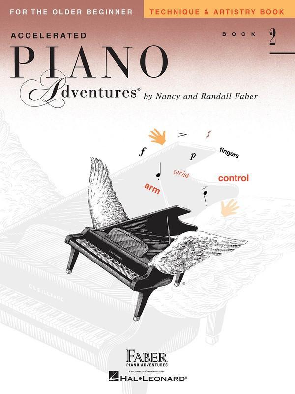 Accelerated Piano Adventures for the Older Beginner, Technique & Artistry Book 2-Piano & Keyboard-Hal Leonard-Engadine Music