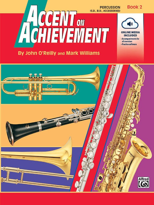 Accent on Achievement Book 2 - Percussion (Snare Drum, Bass Drum & Accessories)