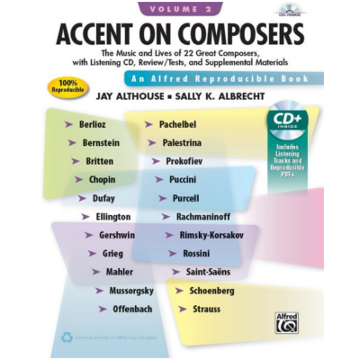Accent on Composers, Volume 2-Classroom Resources-Alfred-Engadine Music