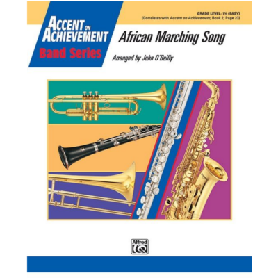African Marching Song, Arr. John O'Reilly Concert Band Chart Grade 1.5-Concert Band Chart-Alfred-Engadine Music