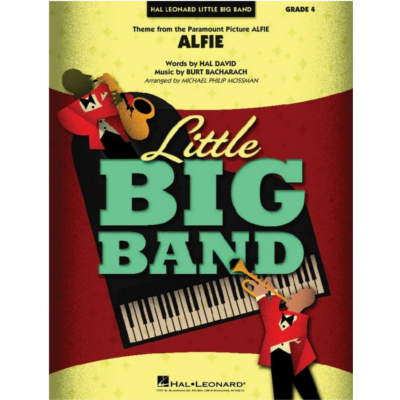 Alfie, David & Bacharach Arr. Michael Philip Mossman Stage Band Chart Grade 4-Stage Band chart-Hal Leonard-Engadine Music