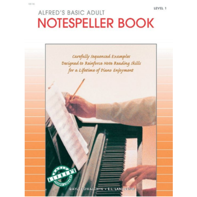 Alfred's Basic Adult Piano Course, Notespeller Book 1-Piano & Keyboard-Alfred-Engadine Music