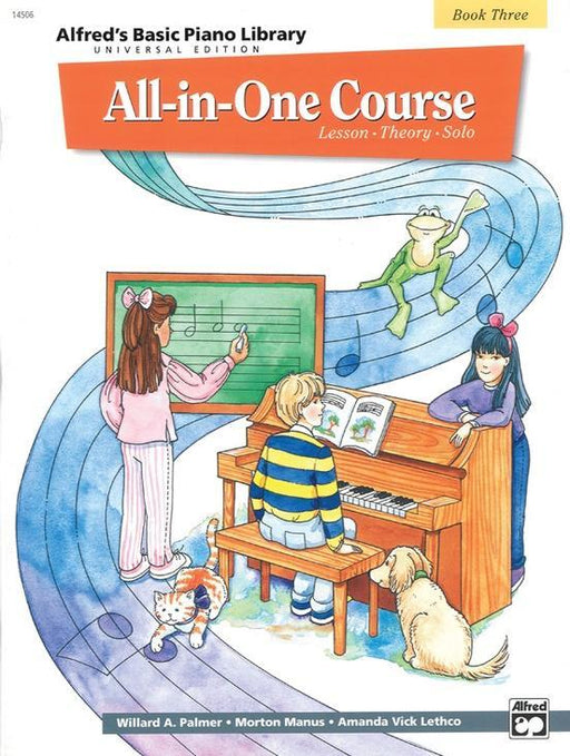 Alfred's Basic All-in-One Course - Book 3-Piano & Keyboard-Alfred-Engadine Music