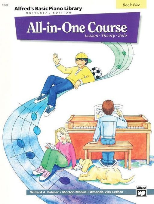 Alfred's Basic All-in-One Course - Book 5-Piano & Keyboard-Alfred-Engadine Music