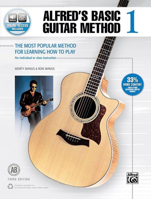 Alfred's Basic Guitar Method 1 (Third Edition)  - Guitar Book & Online Audio