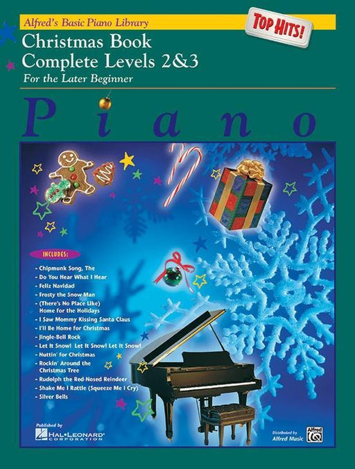 Alfred's Basic Piano Library: Top Hits! Christmas Book Complete 2 & 3 For Late Beginner-Piano & Keyboard-Alfred-Engadine Music