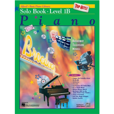 Alfred's Basic Piano Library - Top Hits! Solo Book 1B-Piano & Keyboard-Alfred-Engadine Music