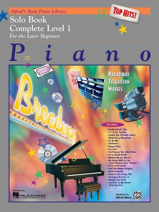 Alfred's Basic Piano Library: Top Hits! Solo Book Complete 1 For Late Beginner-Piano & Keyboard-Alfred-Engadine Music