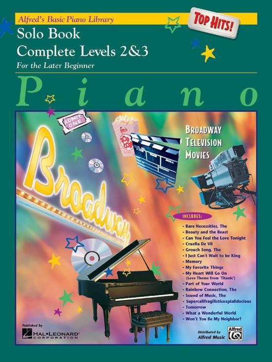 Alfred's Basic Piano Library: Top Hits! Solo Book Complete 2 & 3 For Late Beginner-Piano & Keyboard-Alfred-Engadine Music