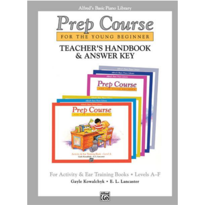 Alfred's Basic Piano Prep Course - Activity & Ear Training Book Teacher's Handbook and Answer Key, Levels A-F-Piano & Keyboard-Alfred-Engadine Music