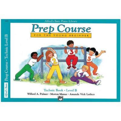 Alfred's Basic Piano Prep Course - Technic Book B-Piano & Keyboard-Alfred-Engadine Music