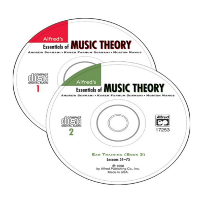 Alfred's Essentials of Music Theory: Ear Training CDs 1 & 2 Combined (for Books 1-3)-Music Theory-Alfred-Engadine Music