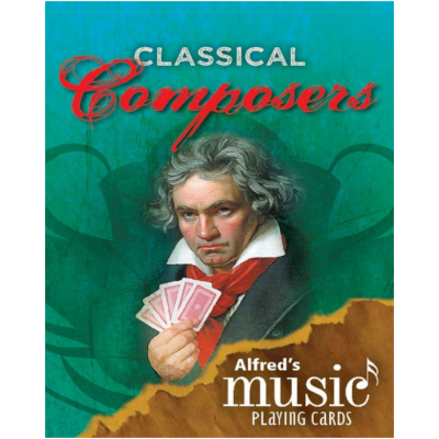 Alfred's Music Playing Cards: Classical Composers (1 Pack)-Games & Activities-Alfred-Engadine Music