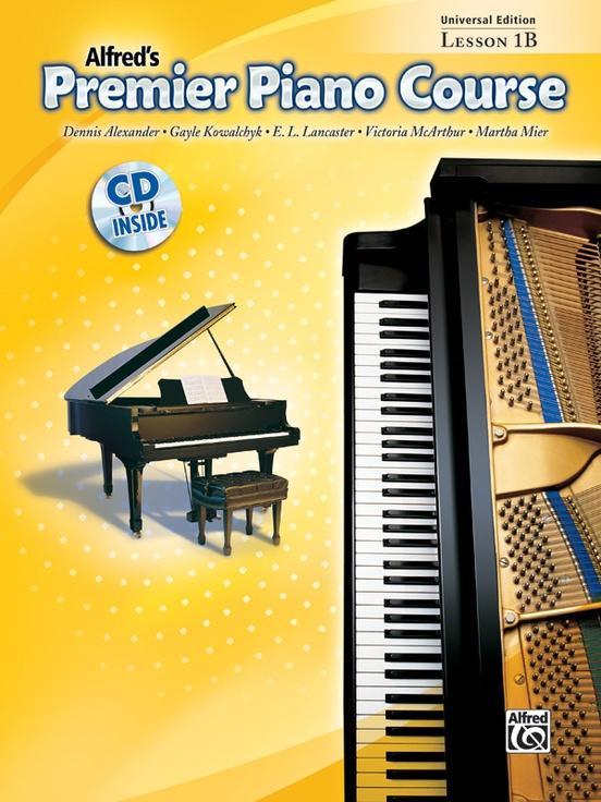 Alfred's Premier Piano Course, Lesson 1B Book & CD-Piano & Keyboard-Alfred-Engadine Music