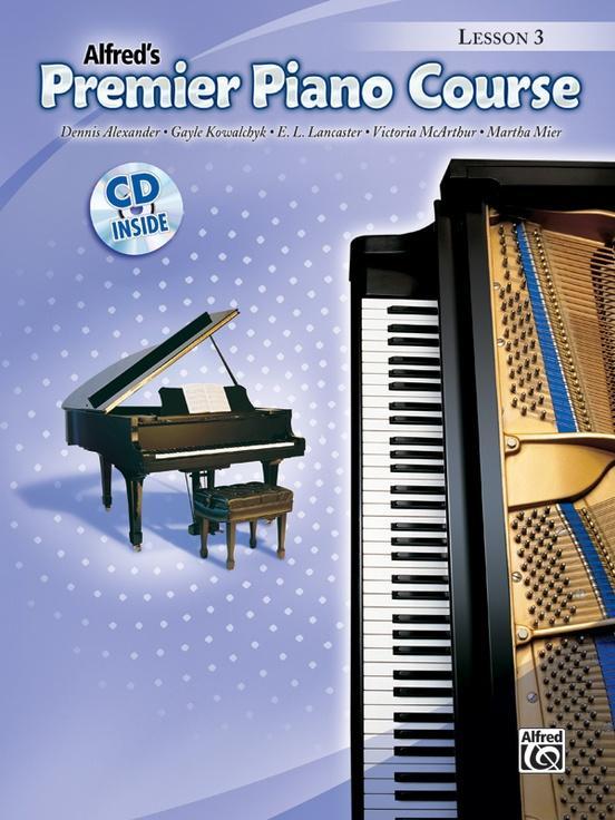 Alfred's Premier Piano Course, Lesson 3 Book & CD-Piano & Keyboard-Alfred-Engadine Music