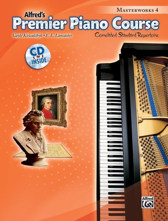 Alfred's Premier Piano Course, Masterworks 4-Piano & Keyboard-Alfred-Engadine Music